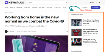 blog sidebar or no sidebar