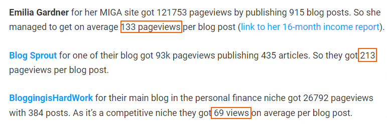 In 2024 Here's How To Grow A Blog From Scratch & Make Money 8 avarage pageviews per blog post